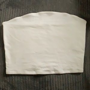 White Garage tube top size medium.